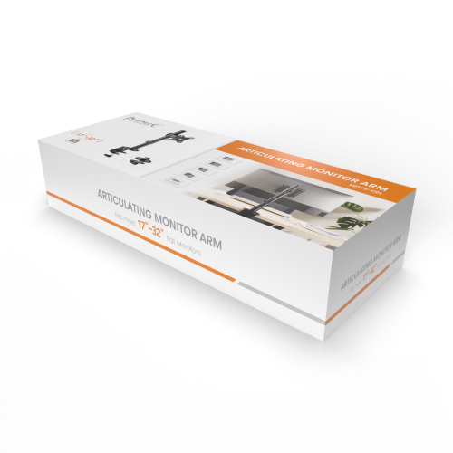 プレミアムアルミニウム関節式モニターアーム LDT72-C01 ほとんどの17"-32"モニター用 from china(chinese)