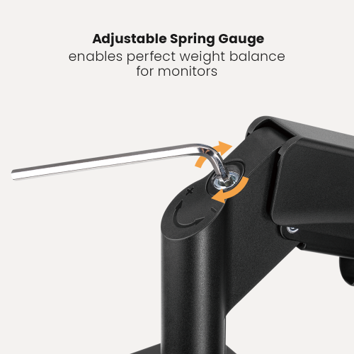 Dual Monitors Space-Saving  Spring-Assisted Monitor Arm LDT56-C024  from china(chinese)