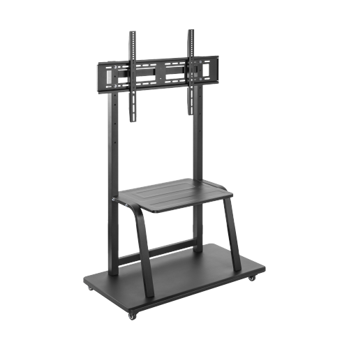 Heavy Duty Height Adjustable Steel TV Cart T1035ME For Most 37"-100“ Flat Panel TVs from china(chinese)