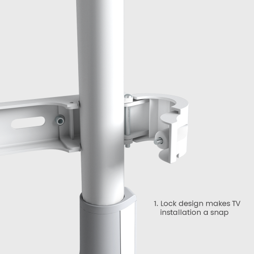 Four-Legged Stylish Easel Studio TV Floor Stands (Metal & Wood) FS30-46F-01 Simplicity & Elegance from china(chinese)