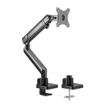 Smart Spring-Assisted Monitor Arm with 6-IN-1 Docking Station