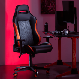 AIHUA) Wholesale OEM Gaming Chair with Rectractible Footrest, Lumbar Support  and Headrest - China PU Gaming Chair, Computer Gaming Chair