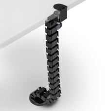 Clamp-On Quad Entry Vertebrae Cable Management Spine