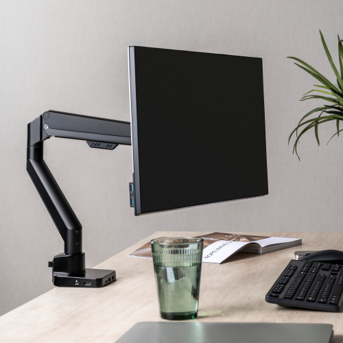 6-in-1ドッキングステーション付きスマートガススプリング式モニターアーム LDT62-C012D 人間工学とテクノロジーを融合させた独自のイノベーション from china(chinese)