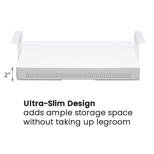  Ultra-Slim Under Desk Storage Drawer with Shelf DA09-2 Add ample storage space to sit-stand desks without taking up legroom from china(chinese)