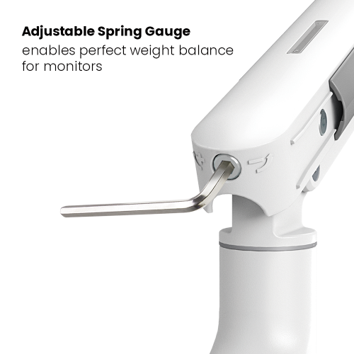  Dual-Monitor NEO Slim Mechanical Spring Monitor Arm with USB-A/USB-C Ports LDT68-C024UC  from china(chinese)