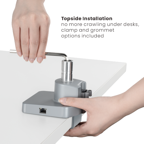 6-in-1ドッキングステーション付きスマートガススプリング式モニターアーム LDT62-C012D 人間工学とテクノロジーを融合させた独自のイノベーション from china(chinese)