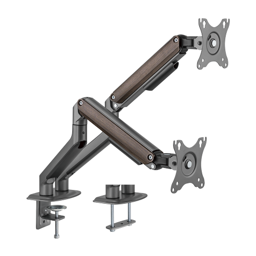 デュアルモニターエコノミカルスプリングアシストモニターアーム LDT63-C024 ほとんどの17"-32"モニター用 from china(chinese)