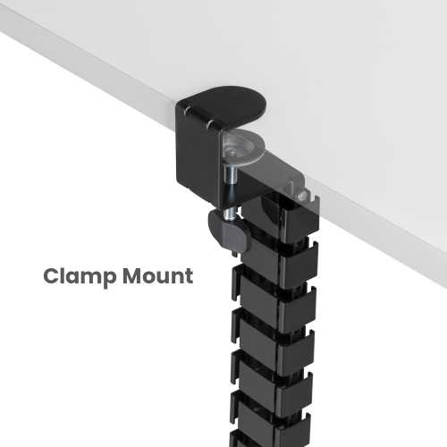 Clamp-On Quad Entry Vertebrae Cable Management Spine CC10-1A Great for Height Adjustable Sit-Stand Desk from china(chinese)