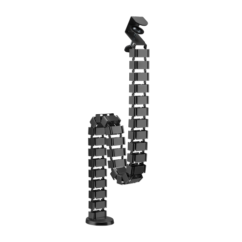 Clamp-On Quad Entry Vertebrae Cable Management Spine CC10-1A Great for Height Adjustable Sit-Stand Desk from china(chinese)