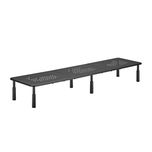 デュアルモニター用換気高さ調節可能なモニター/ノートパソコンスタンド STB-089 ノートパソコンおよび13''から32''のモニターに最適です。 from china(chinese)