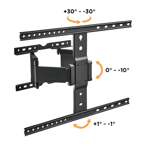 超スリム関節式テレビ壁掛け金具 LPA72-464 ほとんどの37''~90''のテレビをサポートします from china(chinese)