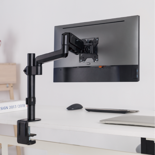 Single Monitor Pole-Mounted Spring-Assisted Monitor Arm LDT48-C012E  For most 17"-32" Monitors from china(chinese)