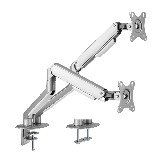 Dual Monitor Economical Spring-Assisted Monitor Arm LDT63-C024 For Most 17"-32" Monitors from china(chinese)
