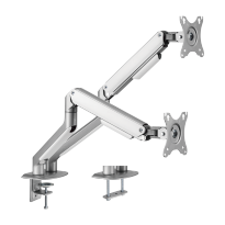 Dual Monitor Economical Spring-Assisted Monitor Arm