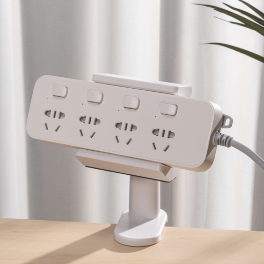 Swivel Clamp-On Power Strip Desk Mount