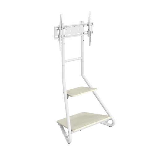 Bauhaus Style Corner TV Stand with 2-Tier Wood Shelves  FS40-46T  from china(chinese)