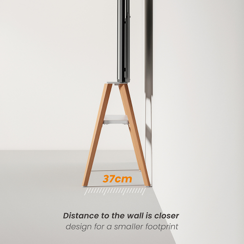 Danish Style TV Floor Stand with storage shelf FS36-46F-02  from china(chinese)