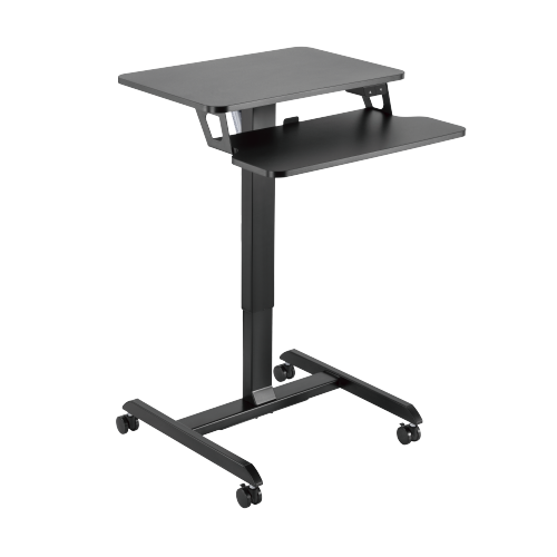 Two Tier Electric Mobile Sit-Stand Workstation  FWS13-1 Designed for affordability and flexibility from china(chinese)