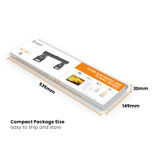 Ultra Slim Micro-Gap Fixed TV Wall Mount LED-1944 Fits 32''~65'' slim TVs with only 9.5mm/0.37'' profile from china(chinese)