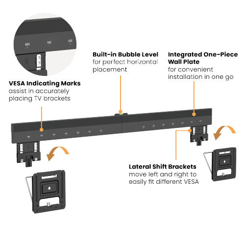 Ultra Slim Micro-Gap Fixed TV Wall Mount LED-1948 Fits 43''~100'' slim TVs with only 9.5mm/0.37'' profile from china(chinese)
