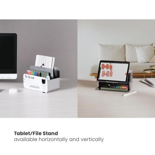 3-in-1 Steel Tablet/File Stand STB-182 Stand & Storage Box & Whiteboard from china(chinese)