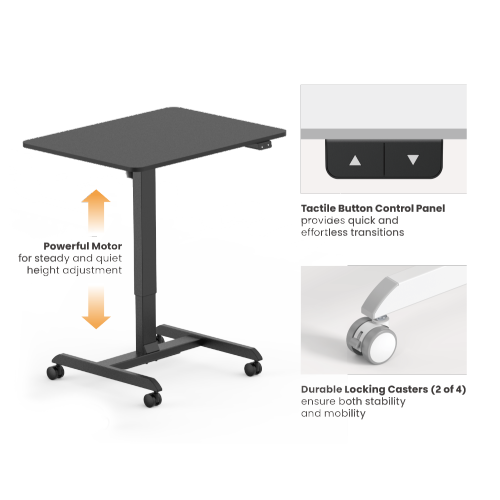 Electric Mobile Sit-Stand Workstation  FWS13-2 Designed for affordability and flexibility from china(chinese)