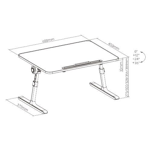 Multi-functional Foldable Laptop Desk LPD04-1 One laptop desk, multiple scenarios. from china(chinese)