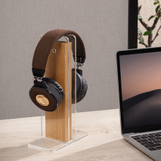 Acrylic Wood Headphone Stand