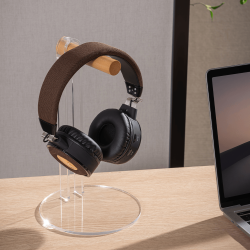  Acrylic Wood Headphone Stand