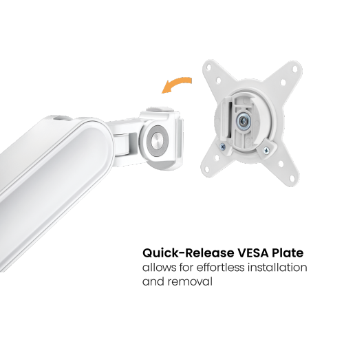 Designer Premium Dual Monitor Spring-Assisted Monitor Arm with USB-A/USB-C Ports LDT75-C024UC  from china(chinese)
