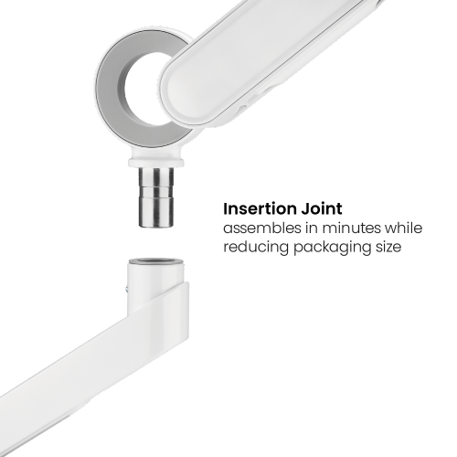Designer Premium Dual Monitor Spring-Assisted Monitor Arm with USB-A/USB-C Ports LDT75-C024UC  from china(chinese)