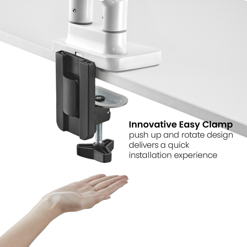 Designer Premium Dual Monitor Spring-Assisted Monitor Arm with USB-A/USB-C Ports LDT75-C024UC  from china(chinese)