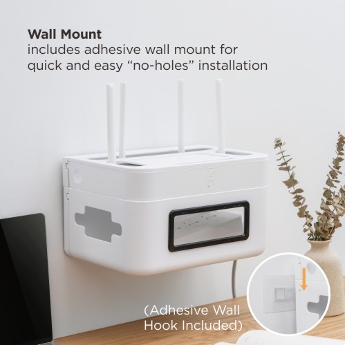 Wall-Mounted Router Storage Box