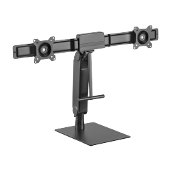 Freestanding Easy-to-Adjust Spring-Assisted Dual Monitor Stand