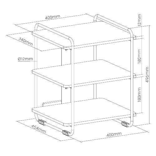 Industrial Style Storage Rack SFR-04 Perfectly compatible with LUMI’s and other TV floor stands!  from china(chinese)