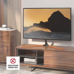 Modern Linear Tabletop TV Stand for 45"-65" TVs
