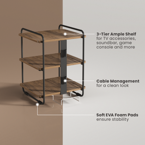 Industrial Style Storage Rack SFR-04 Perfectly compatible with LUMI’s and other TV floor stands!  from china(chinese)