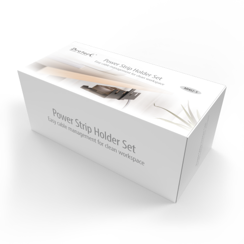 Under-Desk Modular Power Strip Holder (Set) MH02-5 Compatible with most EU, UK & US power strips from china(chinese)