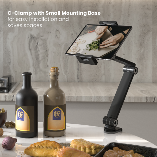 Universal Adjustable Tablet Camp Mount PAD30-04 Compatible with most 4.7”-12.9” tablets, phones, and other devices from china(chinese)