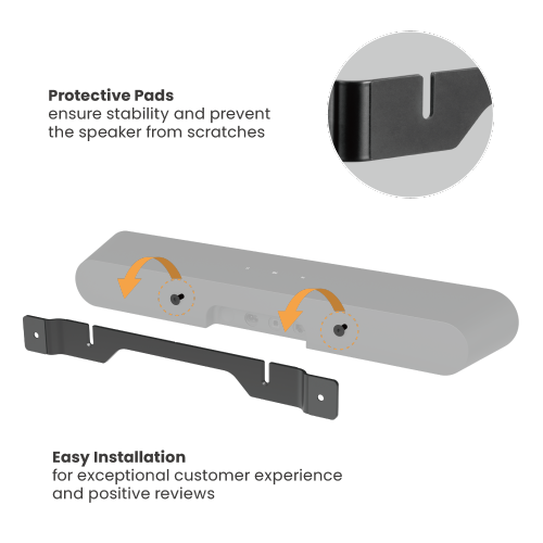 Sonos Ray Combination Bracket for TV Mounts SB-69 Upgrade Room Layout and Enhance Listening Experience from china(chinese)