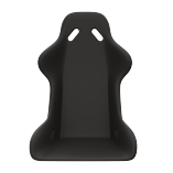 Standard-Sized Cotton Fabric Seat for Sim Racing Cockpit Bases