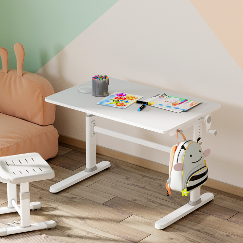 Height Adjustable Children Desk (1000x600mm/39.4“x23.6”) E701-NT Large & Flat Desktop  from china(chinese)