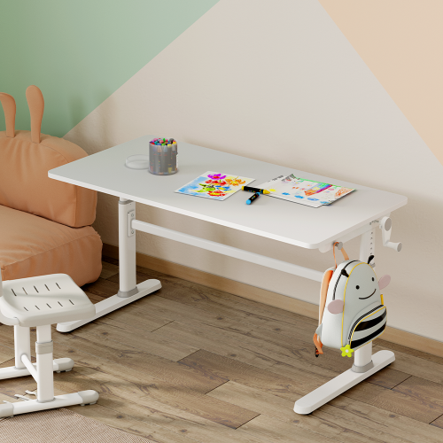 Height Adjustable Children Desk (1200x600mm/47.2"x23.6") E702-NT Large & Flat Desktop  from china(chinese)