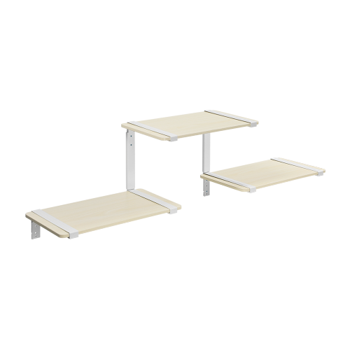 Triple-Tier Modular Media Shelves FLS-01 Customizable Layout | Space-Saving Design | Easy Installation from china(chinese)