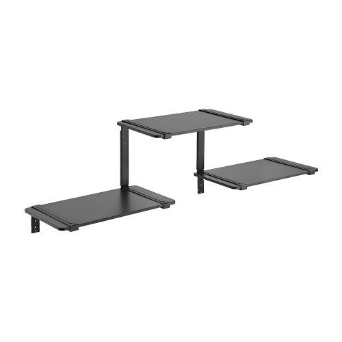 Triple-Tier Modular Media Shelves FLS-01 Customizable Layout | Space-Saving Design | Easy Installation from china(chinese)