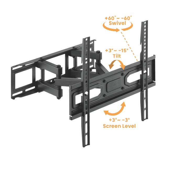  Super Economy Full-Motion TV Mount LPA78-446  Fits Most 32"-70" Flat Panel TVs from china(chinese)