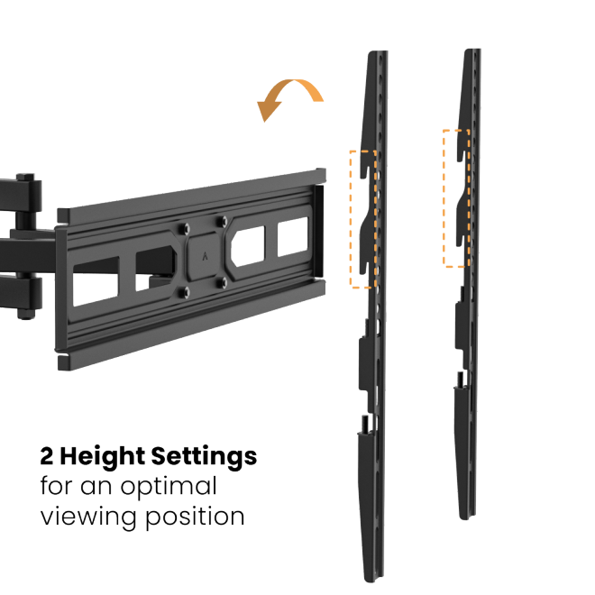 Super Economy Full-Motion TV Mount  LPA78-466 Fits Most 37"-80" Flat Panel TVs  from china(chinese)