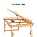 Bamboo Adjustable Laptop Desk