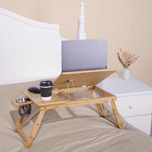 Bamboo Adjustable Laptop Desk